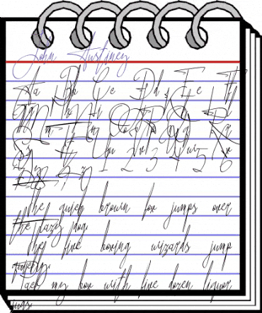 John Austiney Regular animated font preview John Austiney Regular animated font preview