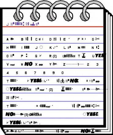 Johndvl Medium animated font preview Johndvl Medium animated font preview