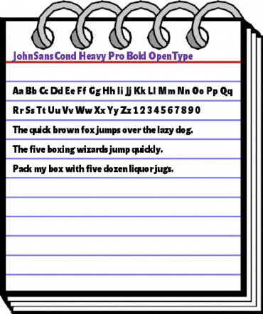 JohnSansCond Heavy Pro Bold animated font preview JohnSansCond Heavy Pro Bold animated font preview