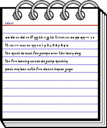 Joker Regular animated font preview Joker Regular animated font preview