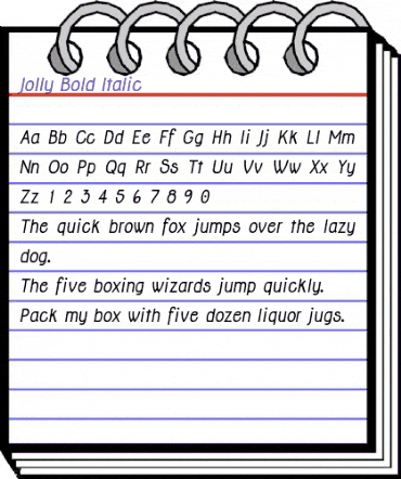 Jolly Bold Italic animated font preview Jolly Bold Italic animated font preview