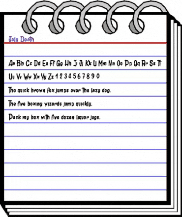 Joly Death Regular animated font preview Joly Death Regular animated font preview