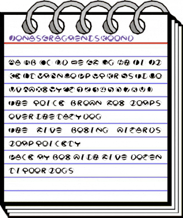 JonasFragmentsRound Regular animated font preview