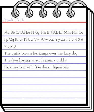 Josefin Slab Regular animated font preview Josefin Slab Regular animated font preview