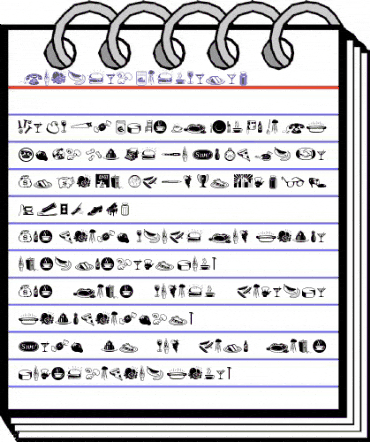 Journal Dingbats 1 Regular animated font preview Journal Dingbats 1 Regular animated font preview