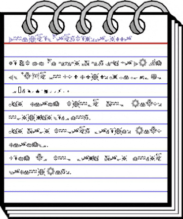 JournalDingbatsFiveSSi Regular animated font preview JournalDingbatsFiveSSi Regular animated font preview