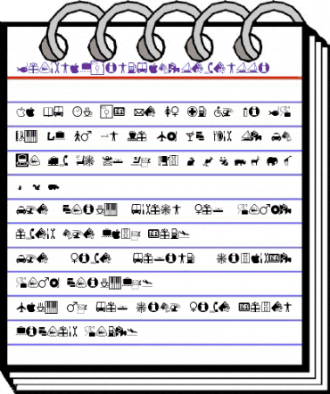 JournalDingbatsSevenSSi Regular animated font preview JournalDingbatsSevenSSi Regular animated font preview