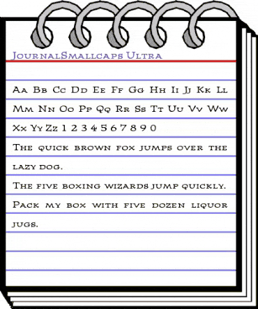 JournalSmallcaps-Ultra Ultra animated font preview JournalSmallcaps-Ultra Ultra animated font preview