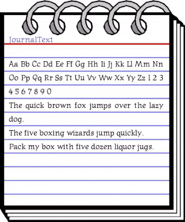 JournalText Roman animated font preview JournalText Roman animated font preview