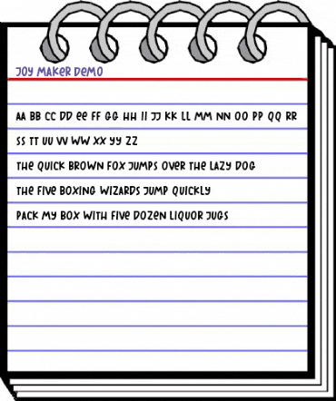 Joy Maker Demo Regular animated font preview Joy Maker Demo Regular animated font preview