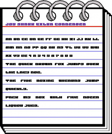 Joy Shark Extra-Condensed Extra-Condensed animated font preview Joy Shark Extra-Condensed Extra-Condensed animated font preview