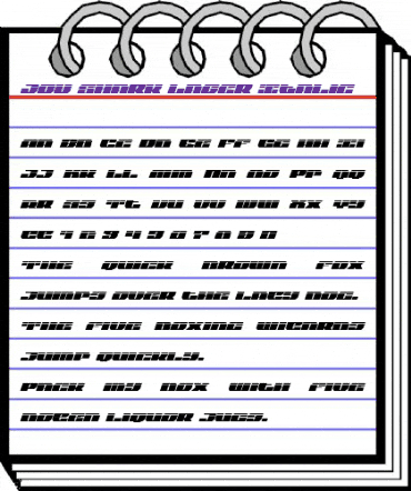 Joy Shark Laser Italic Italic animated font preview Joy Shark Laser Italic Italic animated font preview