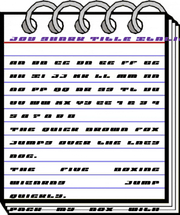 Joy Shark Title Italic Italic animated font preview Joy Shark Title Italic Italic animated font preview