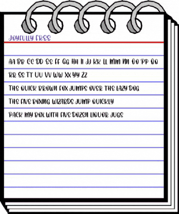 Joyfully FREE Regular animated font preview Joyfully FREE Regular animated font preview