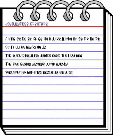 Joyfully FREE Regular animated font preview Joyfully FREE Regular animated font preview