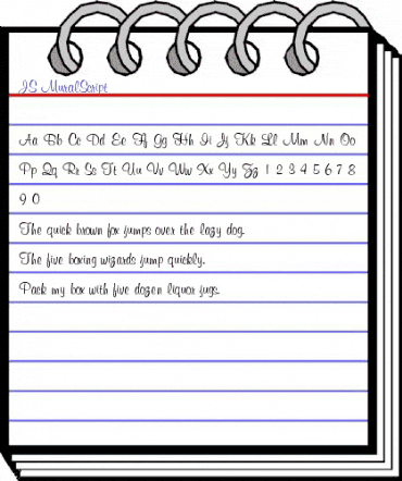 JS_MuralScript Script animated font preview JS_MuralScript Script animated font preview