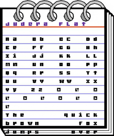 Judera Flat Regular animated font preview Judera Flat Regular animated font preview