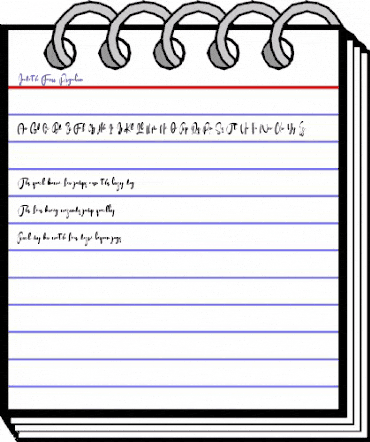 Judith Free Regular animated font preview Judith Free Regular animated font preview