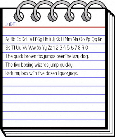 Jufatti Regular animated font preview Jufatti Regular animated font preview