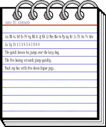 Juice ITC Alt Light animated font preview Juice ITC Alt Light animated font preview