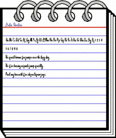 Julia Eberline Regular animated font preview Julia Eberline Regular animated font preview