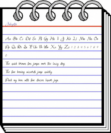 Juliyeta Regular animated font preview Juliyeta Regular animated font preview