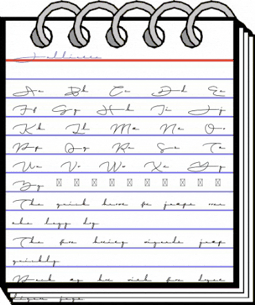 Jullianne Regular animated font preview Jullianne Regular animated font preview