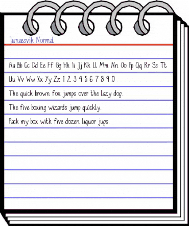 Junaesvik Regular animated font preview Junaesvik Regular animated font preview