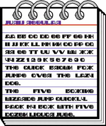 Jurij Regular animated font preview Jurij Regular animated font preview