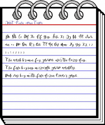 Just Love Regular animated font preview Just Love Regular animated font preview