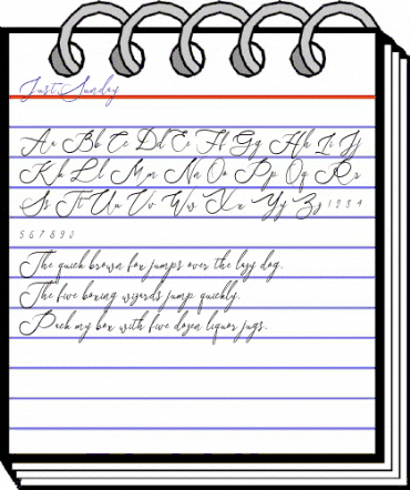 Just Sunday Regular animated font preview Just Sunday Regular animated font preview