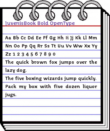 Juvenis Book Book Bold animated font preview Juvenis Book Book Bold animated font preview