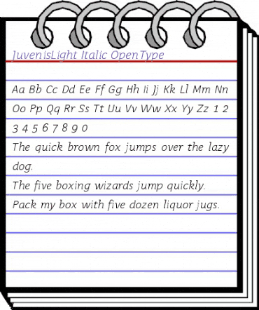 Juvenis Light Light Italic animated font preview Juvenis Light Light Italic animated font preview