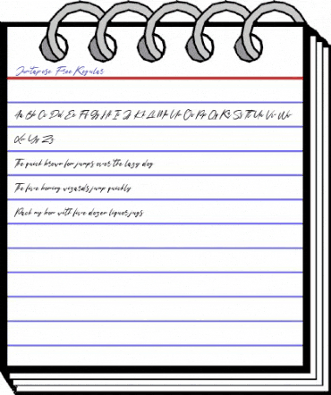 Juxtapose Free Regular animated font preview Juxtapose Free Regular animated font preview