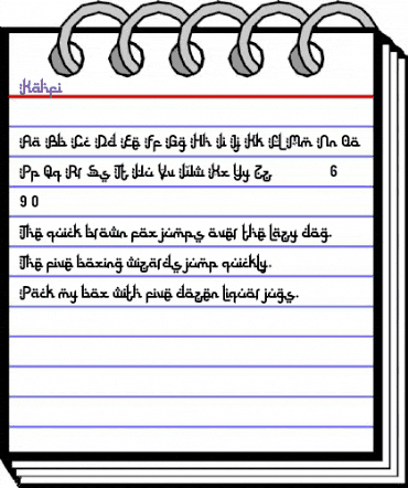 Kahfi Regular animated font preview Kahfi Regular animated font preview