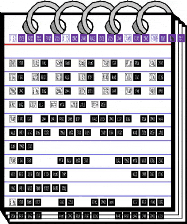 KaiserRotbartTwoCaps Regular animated font preview