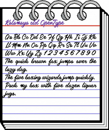 Kalamaya old Regular animated font preview Kalamaya old Regular animated font preview