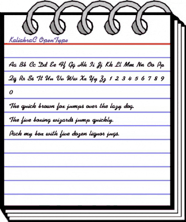 KaliakraC Regular animated font preview KaliakraC Regular animated font preview