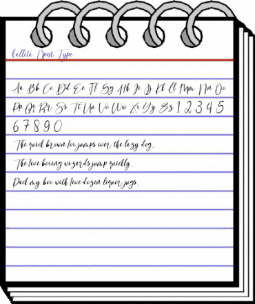 kallita Regular animated font preview kallita Regular animated font preview