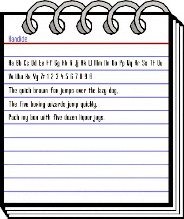 Kandide Regular animated font preview Kandide Regular animated font preview