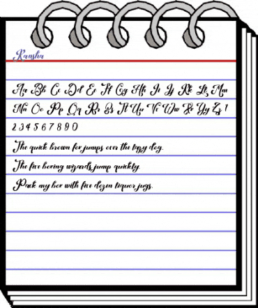 Kansha Regular animated font preview Kansha Regular animated font preview