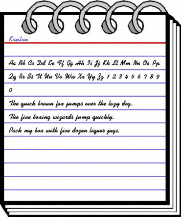 Kaplan Regular animated font preview Kaplan Regular animated font preview