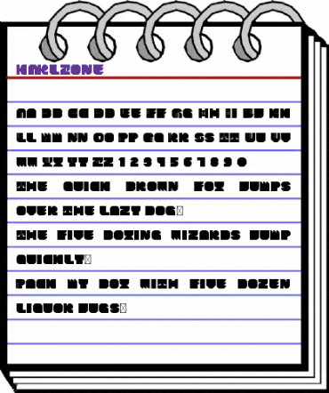 KARL Zone Regular animated font preview KARL Zone Regular animated font preview