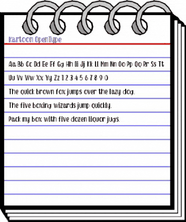 Kartoon Regular animated font preview Kartoon Regular animated font preview