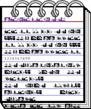 Karyna Feet Regular animated font preview Karyna Feet Regular animated font preview