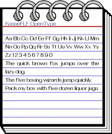 KasseFLF Regular animated font preview KasseFLF Regular animated font preview