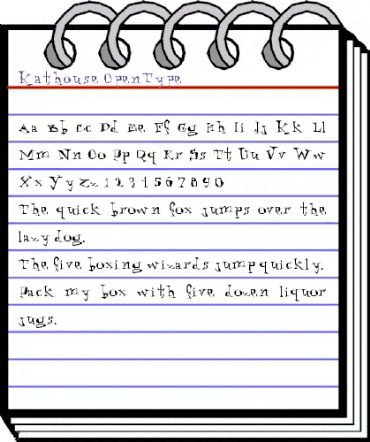 Kathouse Regular animated font preview Kathouse Regular animated font preview