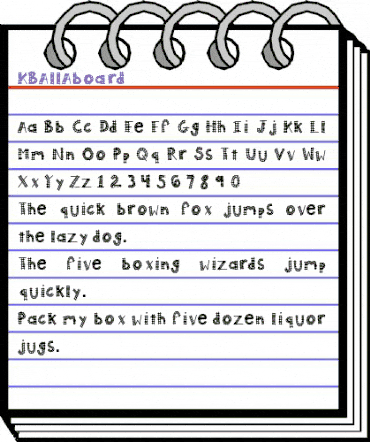 KBAllAboard Medium animated font preview KBAllAboard Medium animated font preview