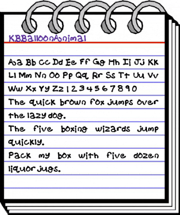 KBBalloonAnimal Medium animated font preview KBBalloonAnimal Medium animated font preview
