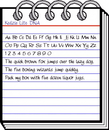 Kedzie Lite DNA Regular animated font preview Kedzie Lite DNA Regular animated font preview